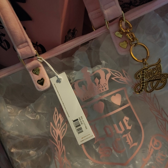 Juicy Couture X Stoney Clover Lane Clear Tote Bag - Picture 5 of 8